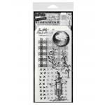 Stampers Anonymous / Tim Holtz Halloween Stamps & Stencil Set [THMM170]