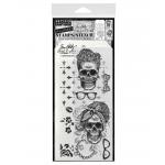 Stampers Anonymous / Tim Holtz Halloween Stamps & Stencil Set [THMM171]