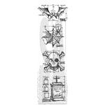 Stampers Anonymous/Tim Holtz Mini Blueprints Cling Stamps - Halloween [THMB002]
