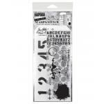 Stampers Anonymous / Tim Holtz Mixed Media Stamps & Stencil Set [THMM122]