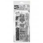 Stampers Anonymous / Tim Holtz Mixed Media Stamps & Stencil Set [THMM123]