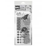 Stampers Anonymous / Tim Holtz Mixed Media Stamps & Stencil Set [THMM160]