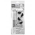 Stampers Anonymous / Tim Holtz Mixed Media Stamps & Stencil Set [THMM182]