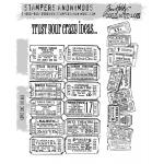 Stampers Anonymous/Tim Holtz Unmounted Rubber Stamps - [CMS003] Admit One