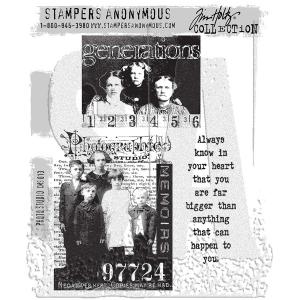 Stampers Anonymous/Tim Holtz Unmounted Rubber Stamps - [CMS013] Photo Studio