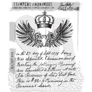 Stampers Anonymous/Tim Holtz Unmounted Rubber Stamps - [CMS016] Royal Script