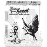 Stampers Anonymous/Tim Holtz Unmounted Rubber Stamps - [CMS017] Take Flight