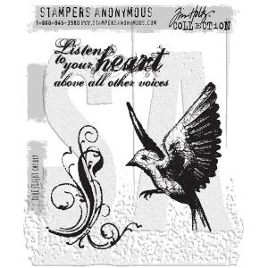 Stampers Anonymous/Tim Holtz Unmounted Rubber Stamps - [CMS017] Take Flight