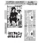 Stampers Anonymous/Tim Holtz Unmounted Rubber Stamps - [CMS022] Traveling Friends