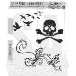 Stampers Anonymous/Tim Holtz Unmounted Rubber Stamps - [CMS026] Anthology