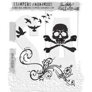 Stampers Anonymous/Tim Holtz Unmounted Rubber Stamps - [CMS026] Anthology