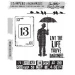 Stampers Anonymous/Tim Holtz Unmounted Rubber Stamps - [CMS046] Creative Muse