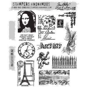 Stampers Anonymous/Tim Holtz Unmounted Rubber Stamps - [CMS062] Mini Classics