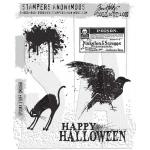Stampers Anonymous/Tim Holtz Unmounted Rubber Stamps - [CMS068] Spooky Stuff