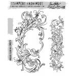 Stampers Anonymous/Tim Holtz Unmounted Rubber Stamps - [CMS070] Fabulous Flourishes