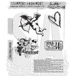 Stampers Anonymous/Tim Holtz Unmounted Rubber Stamps - [CMS082] Love Struck