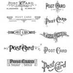 Stampers Anonymous/Tim Holtz Unmounted Rubber Stamps - [CMS099] Postcards