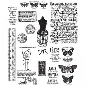 Stampers Anonymous/Tim Holtz Unmounted Rubber Stamps - [CMS123] Attic Treasures
