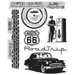 Stampers Anonymous/Tim Holtz Unmounted Rubber Stamps - [CMS128] Road Trip