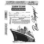 Stampers Anonymous/Tim Holtz Unmounted Rubber Stamps - [CMS129] Artful Voyage