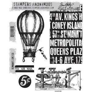 Stampers Anonymous/Tim Holtz Unmounted Rubber Stamps - [CMS130] The Remnants