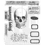 Stampers Anonymous/Tim Holtz Unmounted Rubber Stamps - [CMS138] Apothecary