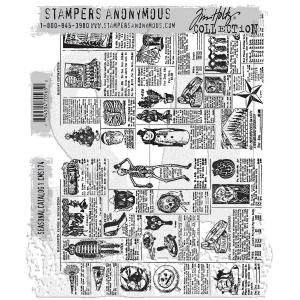 Stampers Anonymous/Tim Holtz Unmounted Rubber Stamps - [CMS174] Seasonal Catalog 1
