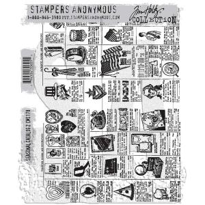 Stampers Anonymous/Tim Holtz Unmounted Rubber Stamps - [CMS178] Seasonal Catalog 2