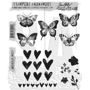 Stampers Anonymous/Tim Holtz Unmounted Rubber Stamps - [CMS217] Watercolor