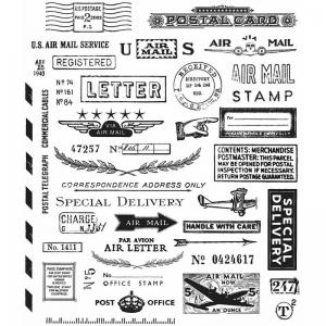Stampers Anonymous/Tim Holtz Unmounted Rubber Stamps - [CMS225] Correspondence
