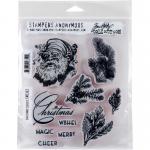 Stampers Anonymous/Tim Holtz Unmounted Rubber Stamps - [CMS322] Christmas Classic