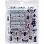 Stampers Anonymous/Tim Holtz Unmounted Rubber Stamps - [CMS328] Entomology