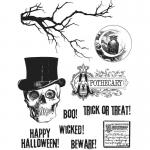 Stampers Anonymous/Tim Holtz Unmounted Rubber Stamps - [CMS345] Mr. Bones