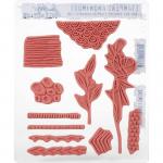 Stampers Anonymous/Tim Holtz Unmounted Rubber Stamps - [CMS362] Media Marks 1