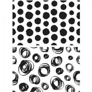 Stampers Anonymous/Tim Holtz Unmounted Rubber Stamps - [CMS382] Dots & Circles
