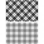 Stampers Anonymous/Tim Holtz Unmounted Rubber Stamps - [CMS383] Perfect Plaids