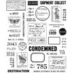 Stampers Anonymous/Tim Holtz Unmounted Rubber Stamps - [CMS396] Field Notes
