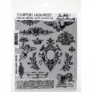 Stampers Anonymous/Tim Holtz Unmounted Rubber Stamps - [CMS398] Urban Elements