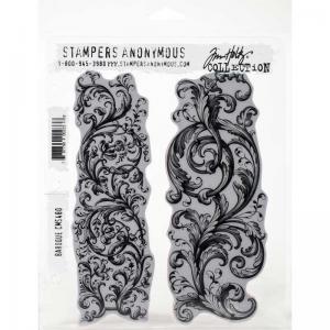 Stampers Anonymous/Tim Holtz Unmounted Rubber Stamps - [CMS400] Baroque