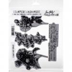 Stampers Anonymous/Tim Holtz Unmounted Rubber Stamps - [CMS401] Flower Shop