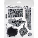 Stampers Anonymous/Tim Holtz Unmounted Rubber Stamps - [CMS402] Grunged