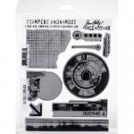 Stampers Anonymous/Tim Holtz Unmounted Rubber Stamps - [CMS403] Glitch 1