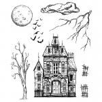 Stampers Anonymous/Tim Holtz Unmounted Rubber Stamps - [CMS408] Sketch Manor