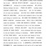 Stampers Anonymous/Tim Holtz Unmounted Rubber Stamps - [CMS424] Tiny Text Christmas