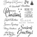 Stampers Anonymous/Tim Holtz Unmounted Rubber Stamps - [CMS427] Christmastime