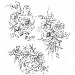 Stampers Anonymous/Tim Holtz Unmounted Rubber Stamps - [CMS430] Floral Outlines