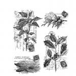 Stampers Anonymous/Tim Holtz Unmounted Rubber Stamps - [CMS459] Festive Collage
