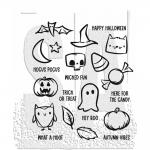 Stampers Anonymous/Tim Holtz Unmounted Rubber Stamps - [CMS468] Tiny Frights