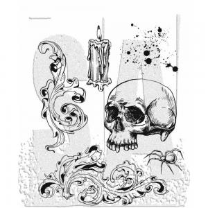 Stampers Anonymous/Tim Holtz Unmounted Rubber Stamps - [CMS470] Foreboding