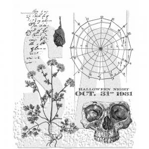 Stampers Anonymous/Tim Holtz Unmounted Rubber Stamps - [CMS471] The Obscure